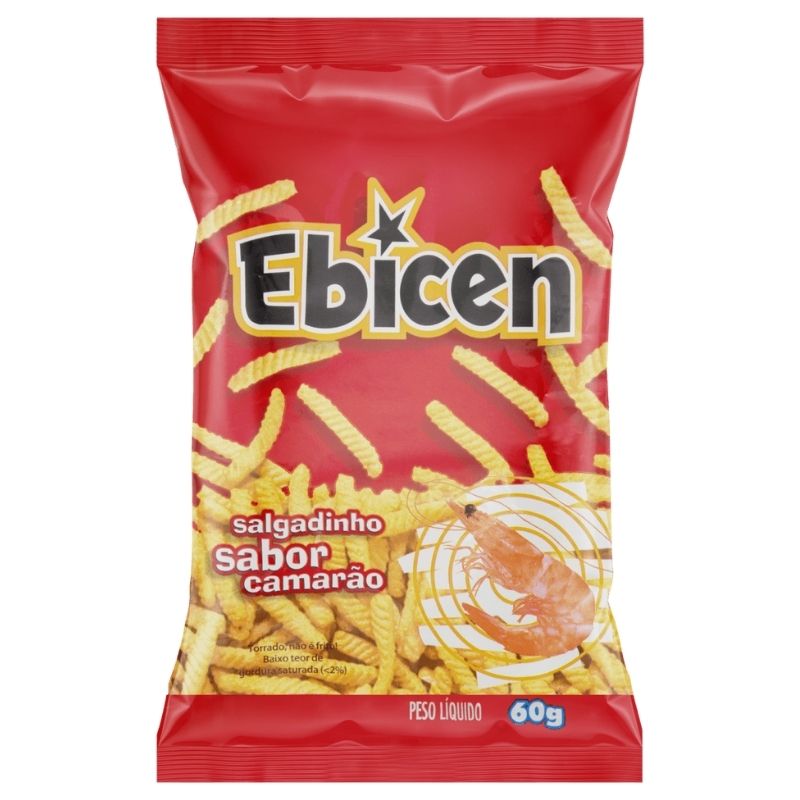Salgadinho de Camarão Ebicen 30g