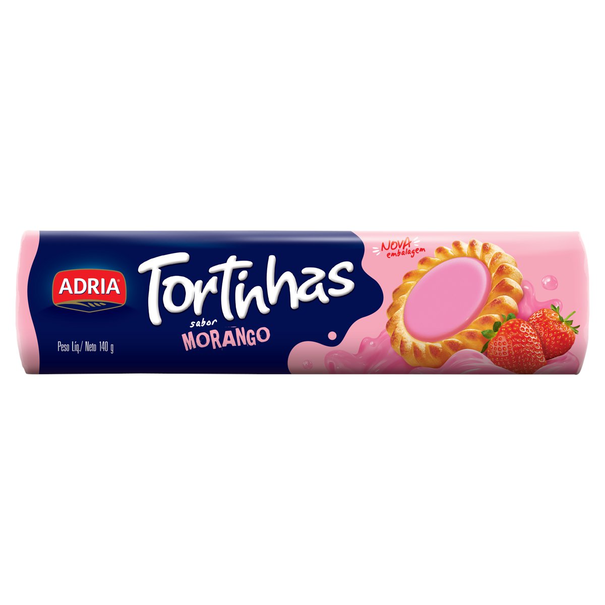Biscoito de Morango Tortilhas Adria 140g