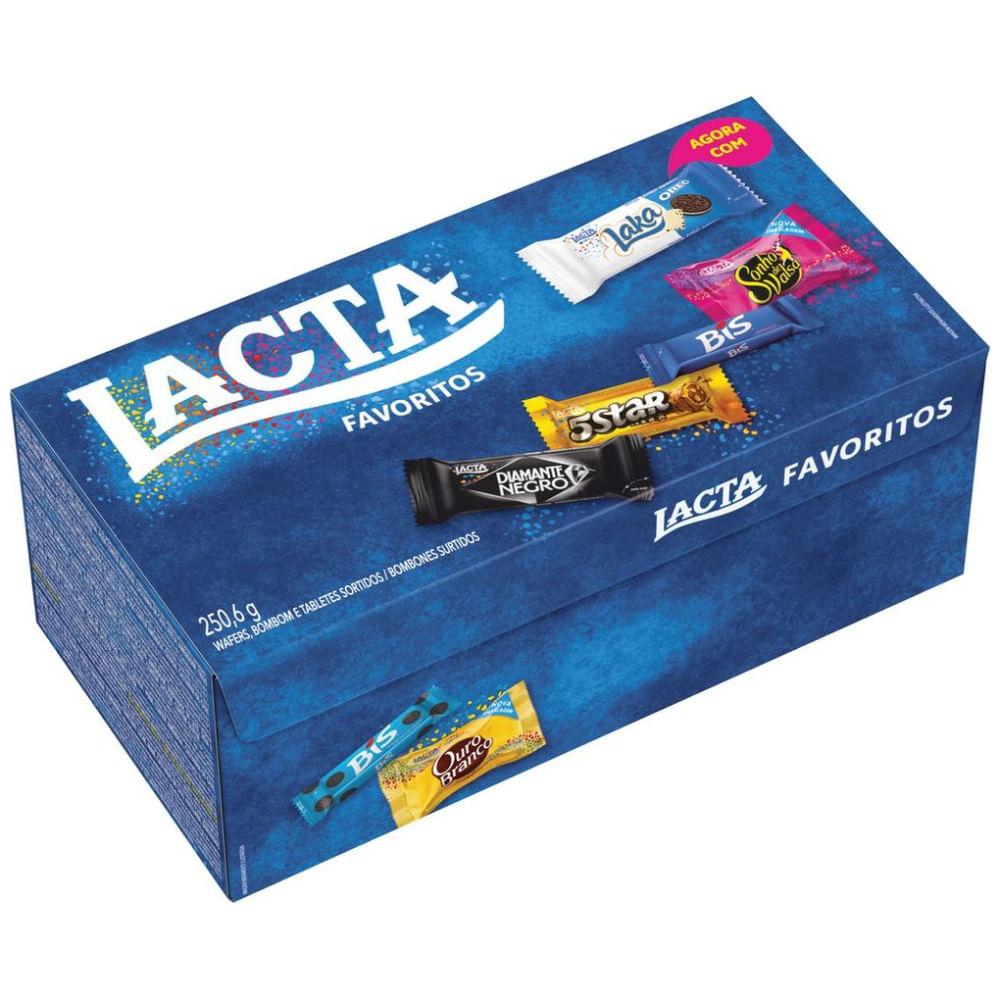 Caixa de Bombons Lacta Favoritos 250,6g