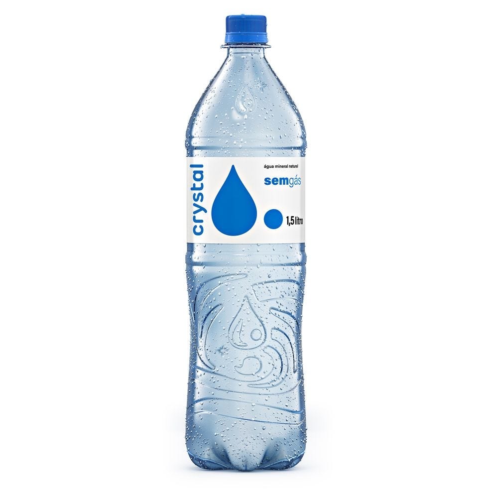 Água Mineral Natural Sem Gás Crystal 1.5L