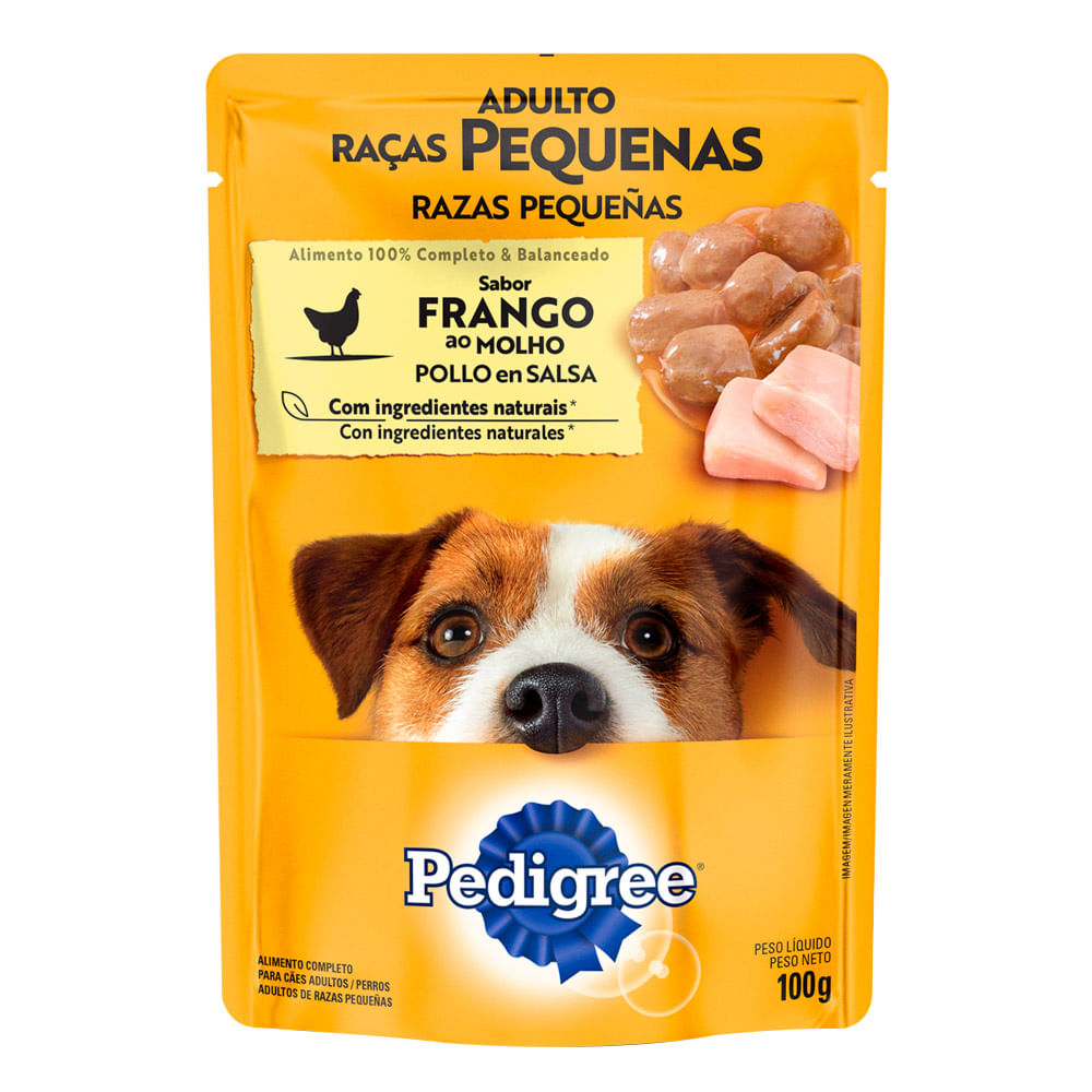 Sachê Para Cães Adultos Sabor Frango Pedigree 100g