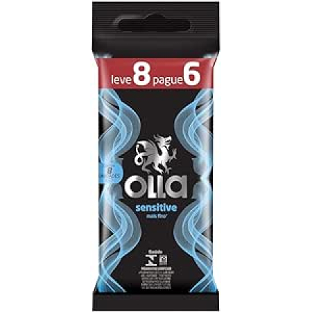 Preservativo Lubrificado Olla com 3 unid