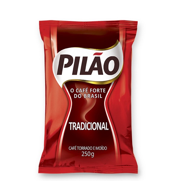 Café Torrado e Moído Tradicional Pilão 250g