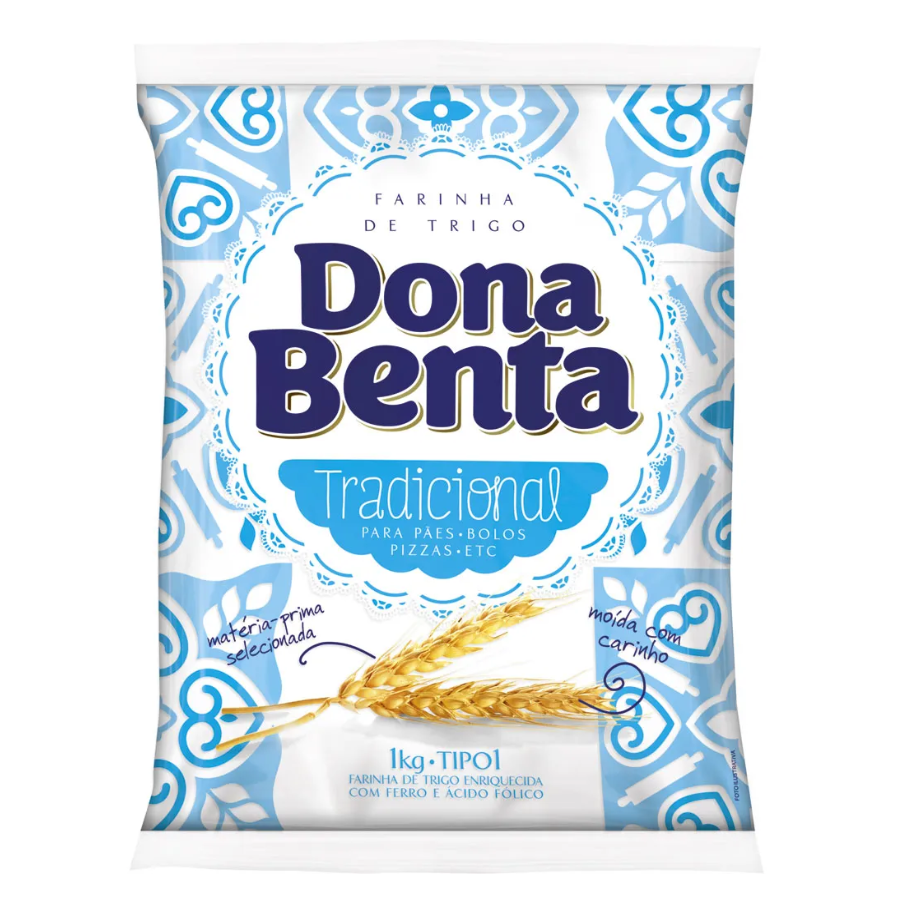 Farinha de Trigo Tradicional Tipo 1 Dona Benta 1kg
