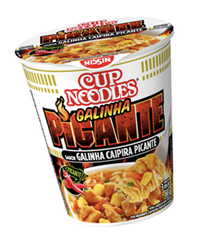 Cup Neodles Sabor Galinha Caipira Nissin 69g